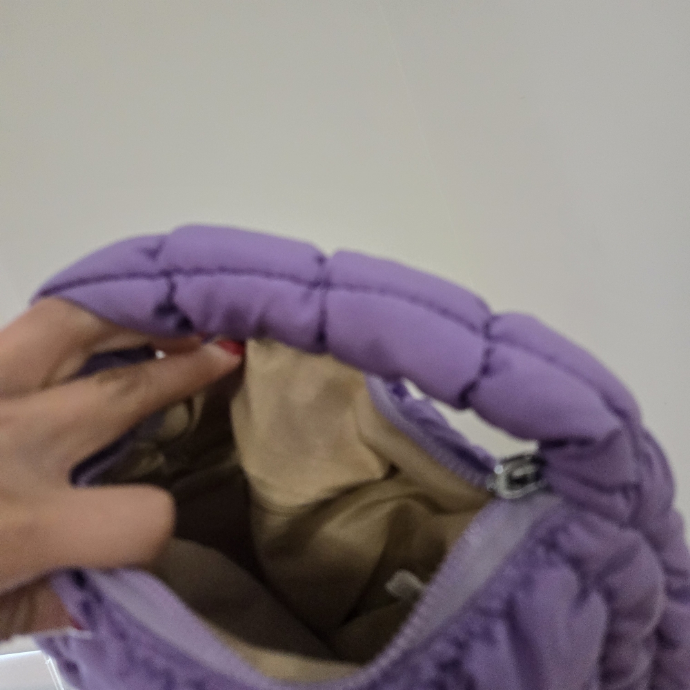 Purple Quilted Handbag - Picture 2 of 2
